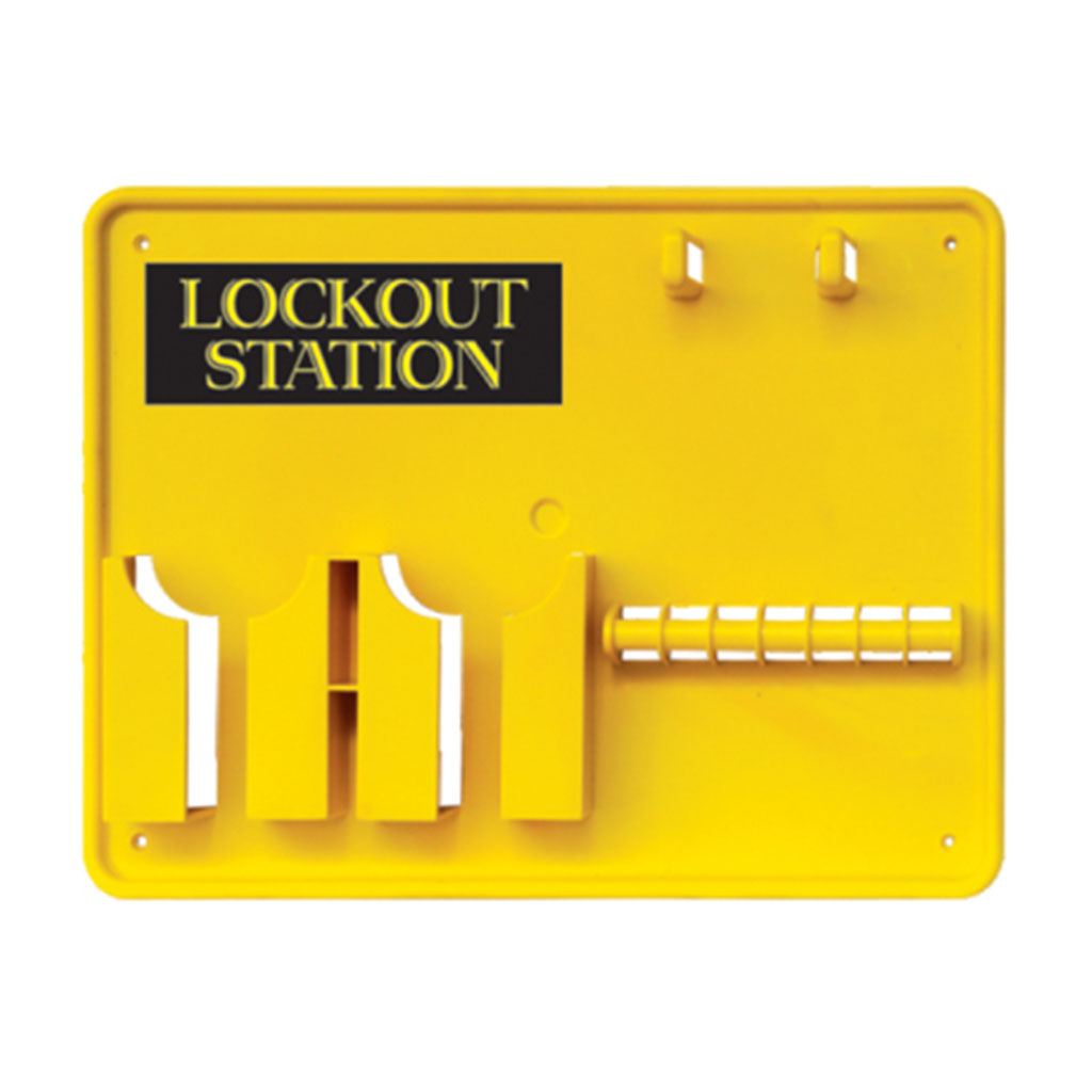 7 Lock Lockout Station - Station Only PS-LOTO-OPLS-7